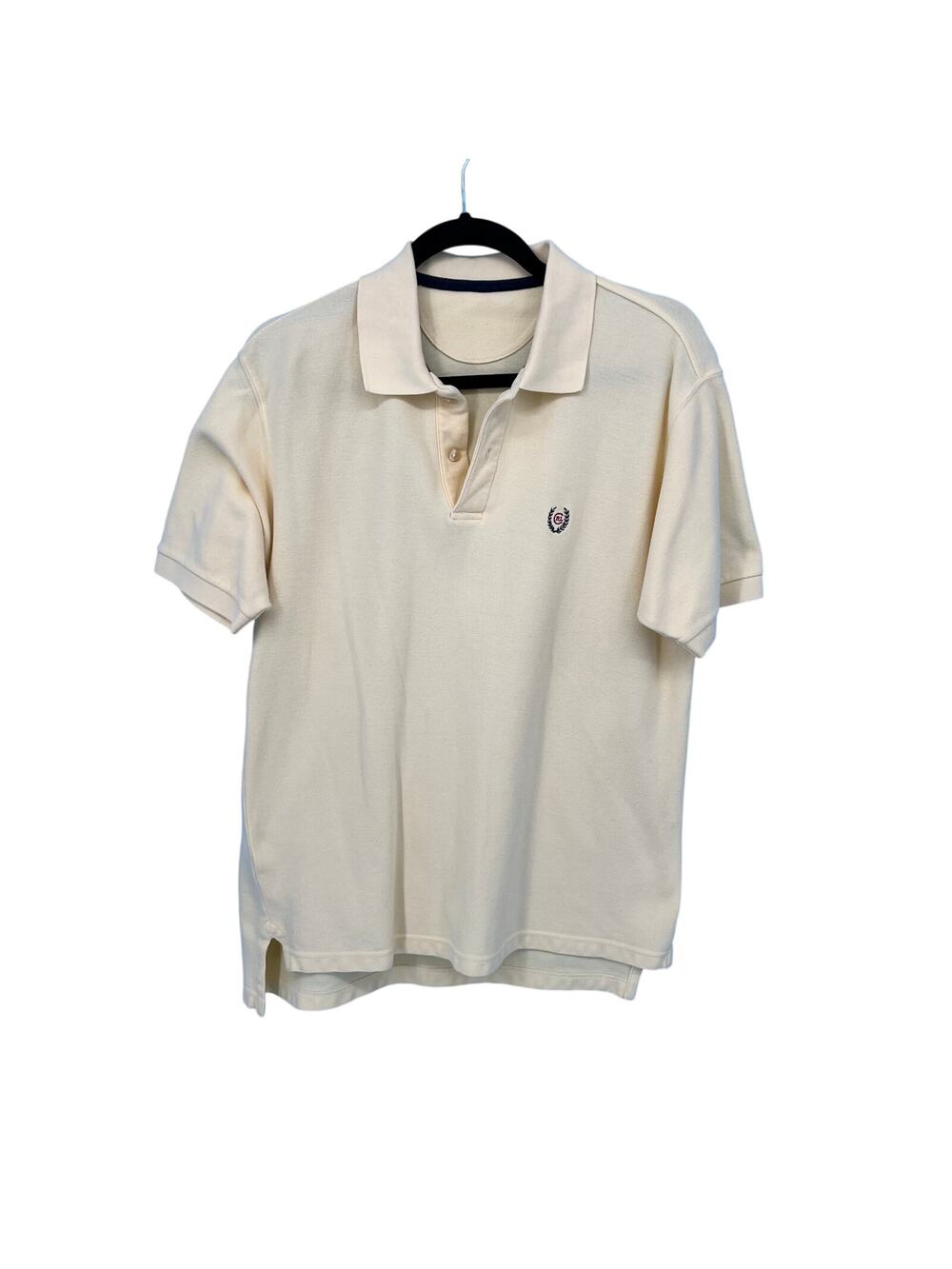Chaps Ralph Lauren Butter Yellow Polo Shirt - Size Small